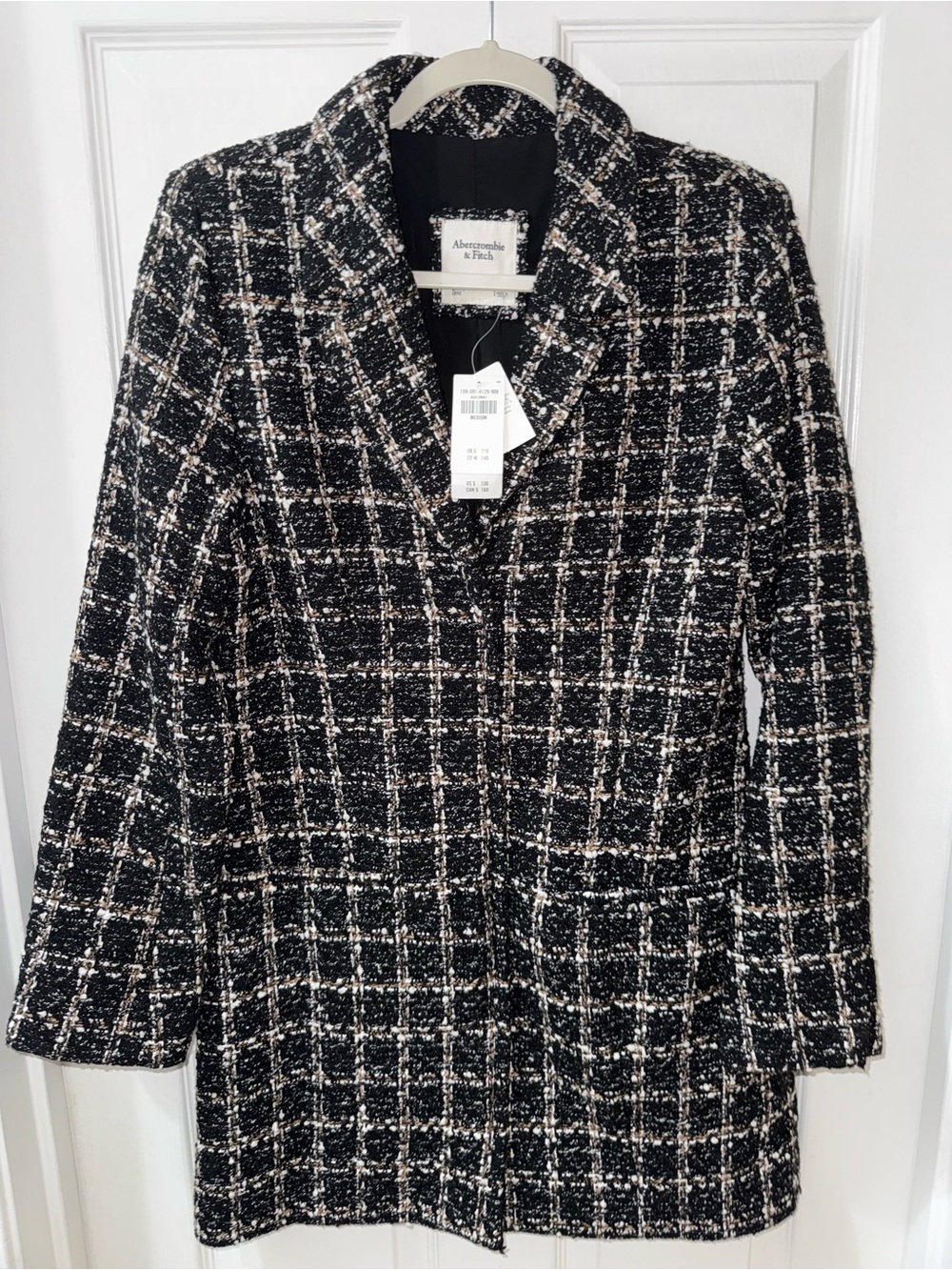 NWT Abercrombie & Fitch Tweed Blazer Mini Dress Size Medium